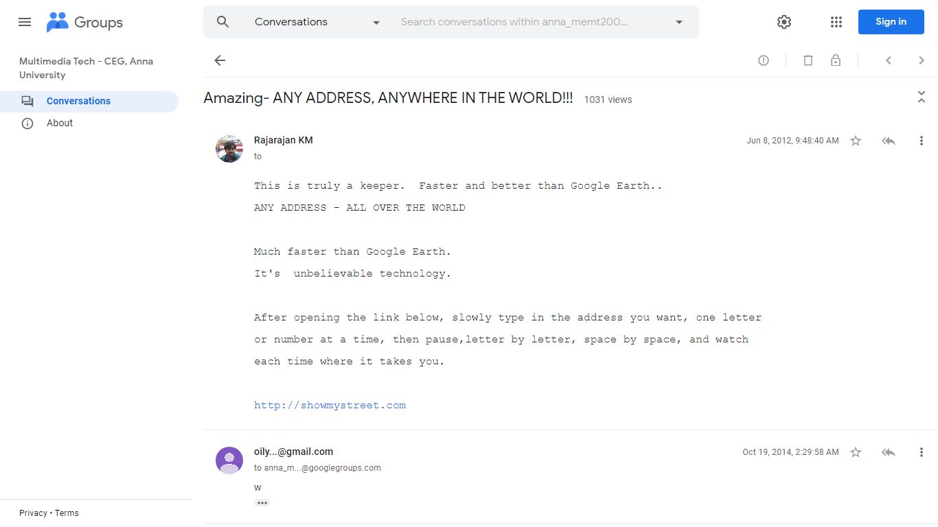 Amazing- ANY ADDRESS, ANYWHERE IN THE WORLD!!! - Google Groups